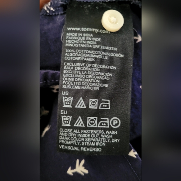 Women's Navy Floral Button-Up Shirt - Picture 7 of 7